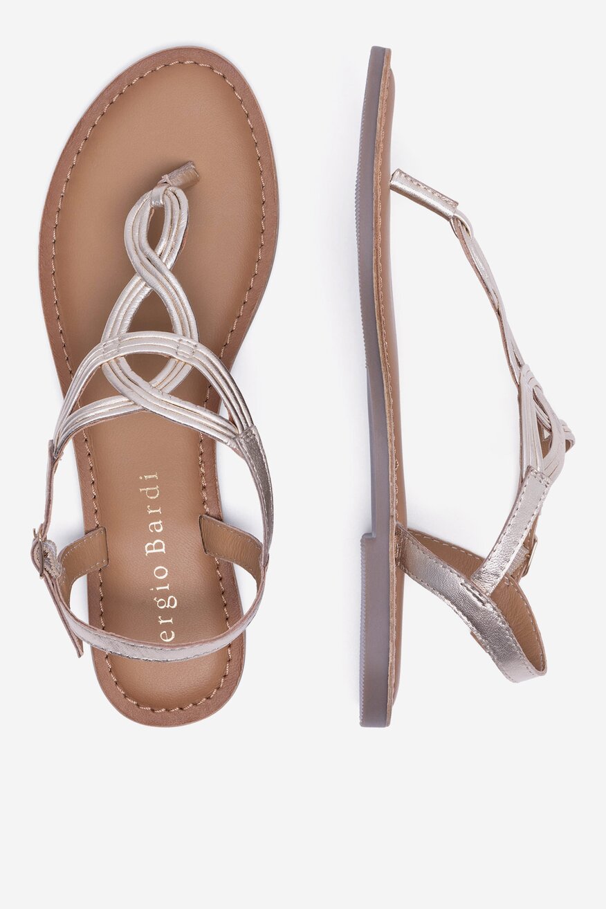 
                Сандалі Sergio Bardi ЗОЛОТИЙ - 5905588407843