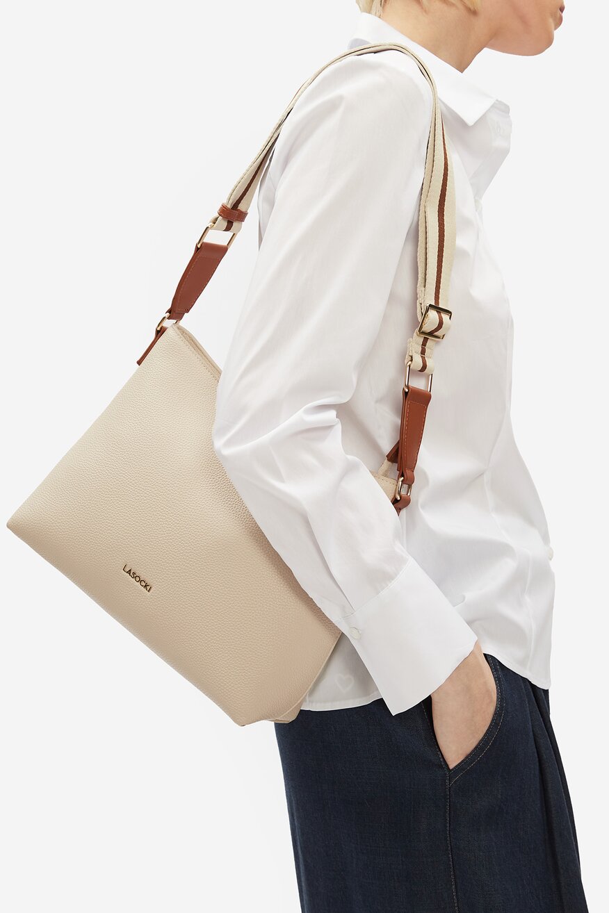 
                Kézitáska Lasocki CSONTSZÍNŰ - 5906751039847