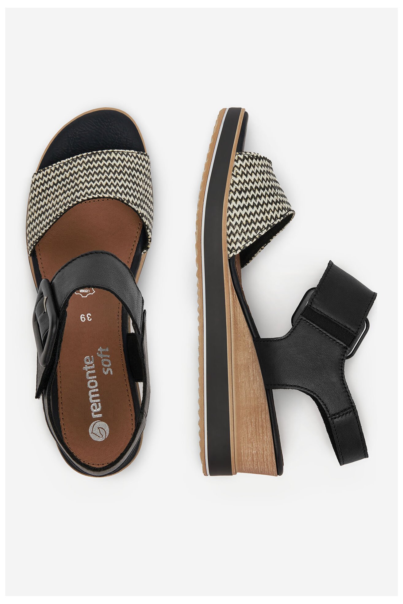 Sandale Remonte D6453-01 NEGRU