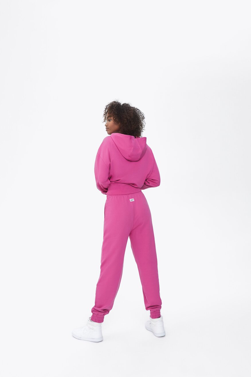 
                Sprandi - Spodnie dresowe różowe - 2230023098441