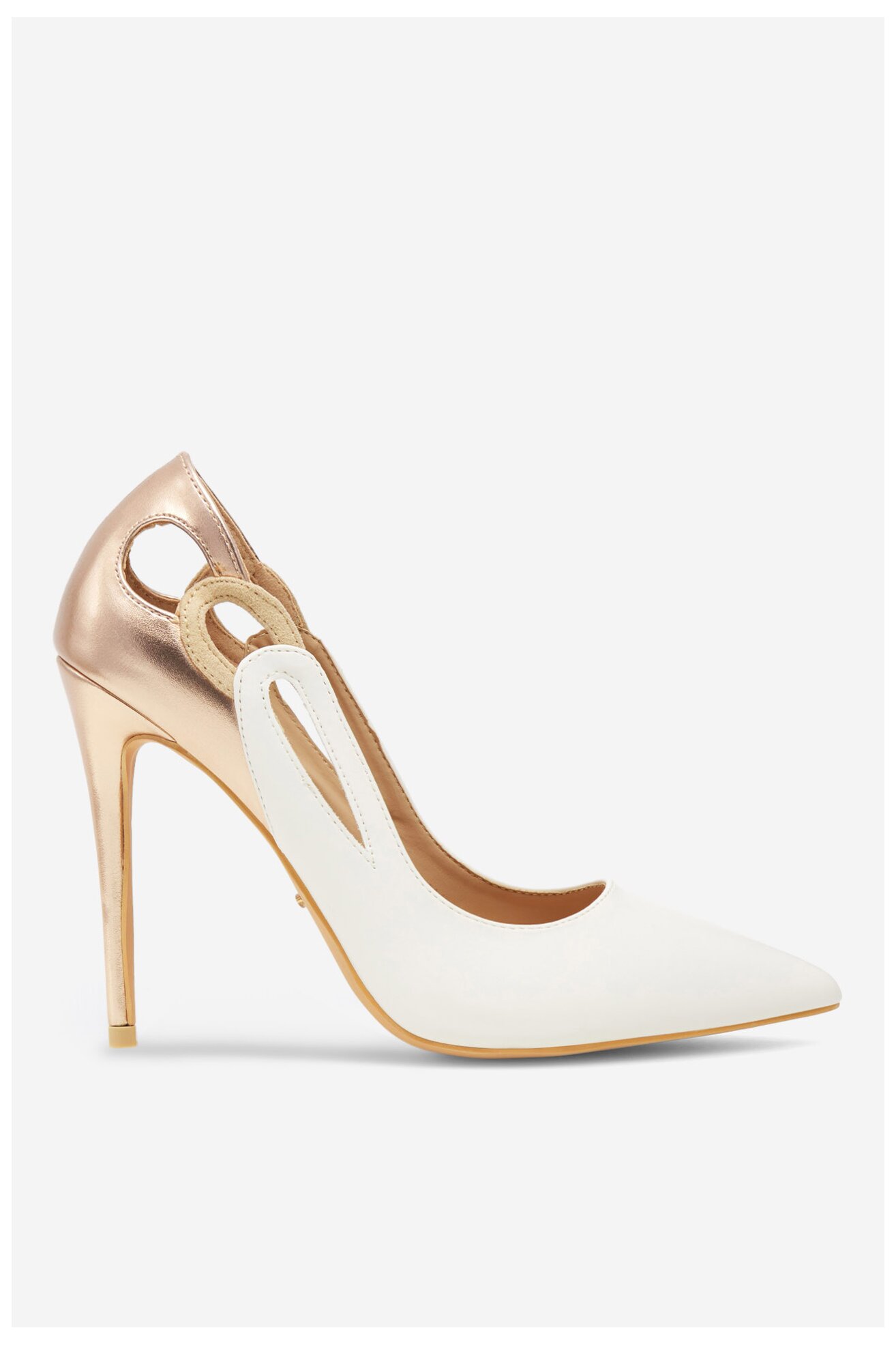 Pantofi cu toc DeeZee KL-92831-619 ALB