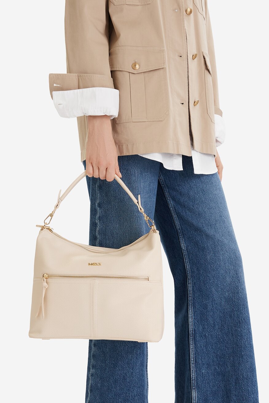 
                Дамска чанта Mexx СЛОНОВА КОСТ - 5906751520956