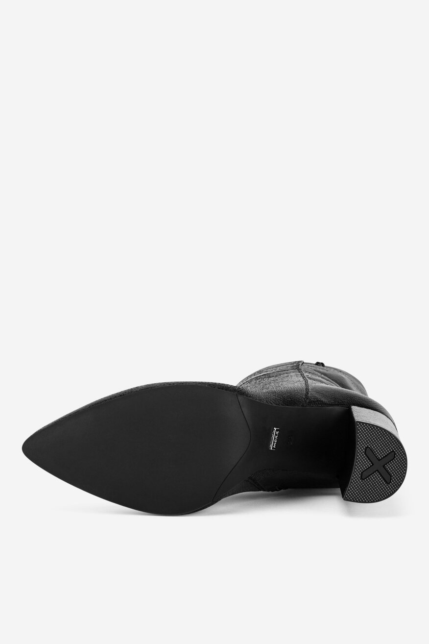 Mexx - Botki ocieplane na słupku - 5905588894636