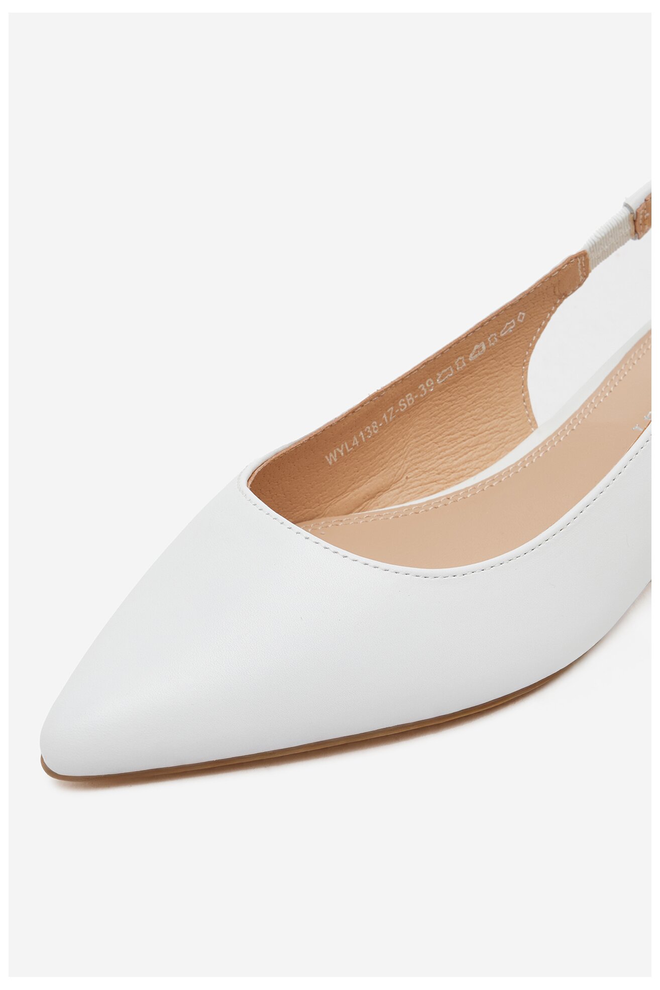 Czółenka Sergio Bardi WYL4138-1Z-SB Biały