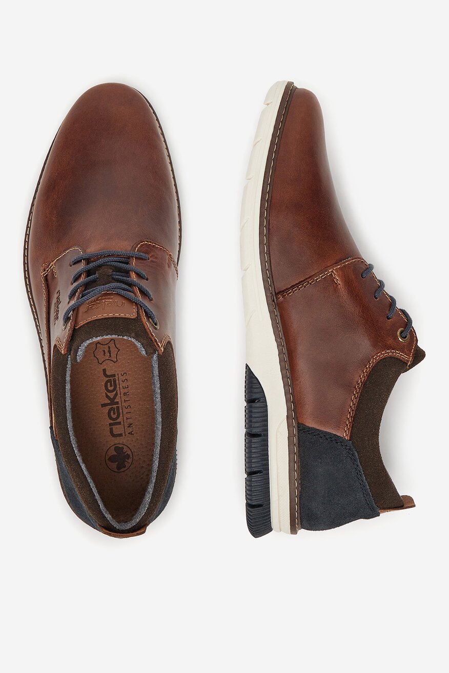 Rieker - Półbuty skórzane - 2230078420457