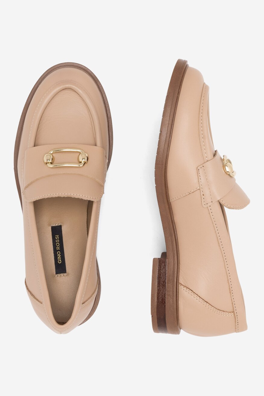 
                Gino Rossi - Mokasyny skórzane - 5904862858814