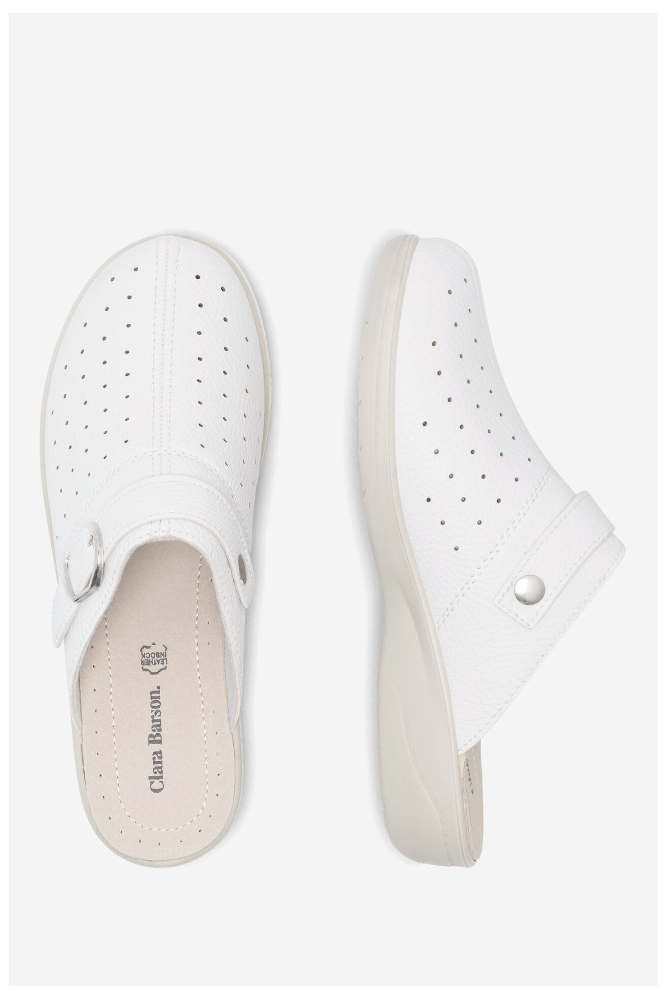 Klapki Clara Barson WS010904-01 Biały