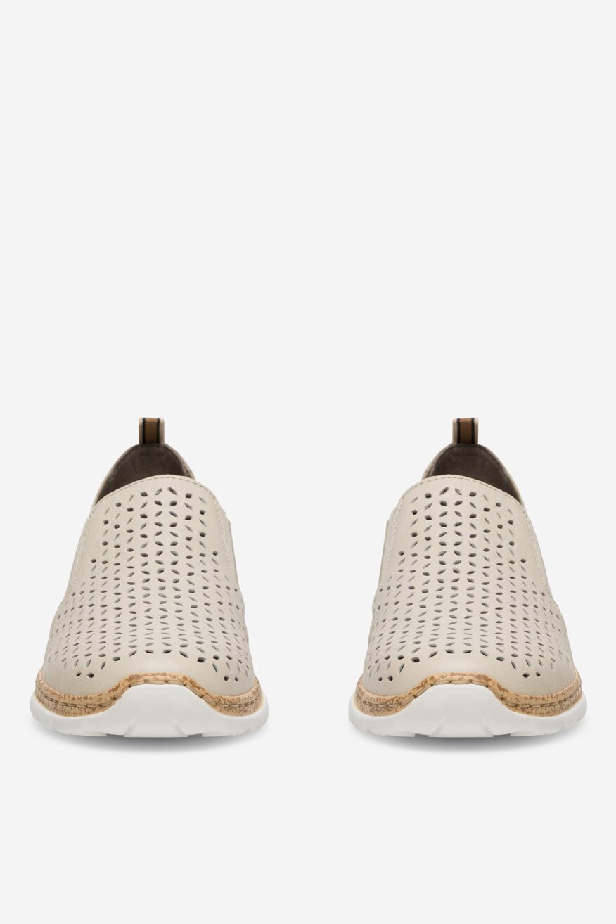 
                Половинки обувки Rieker БЕЖОВ - 2230056236018