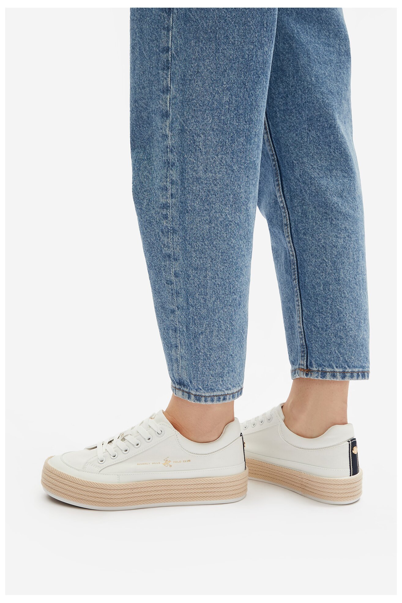 Espadrille Beverly Hills Polo Club WSS21536-01 FEHÉR