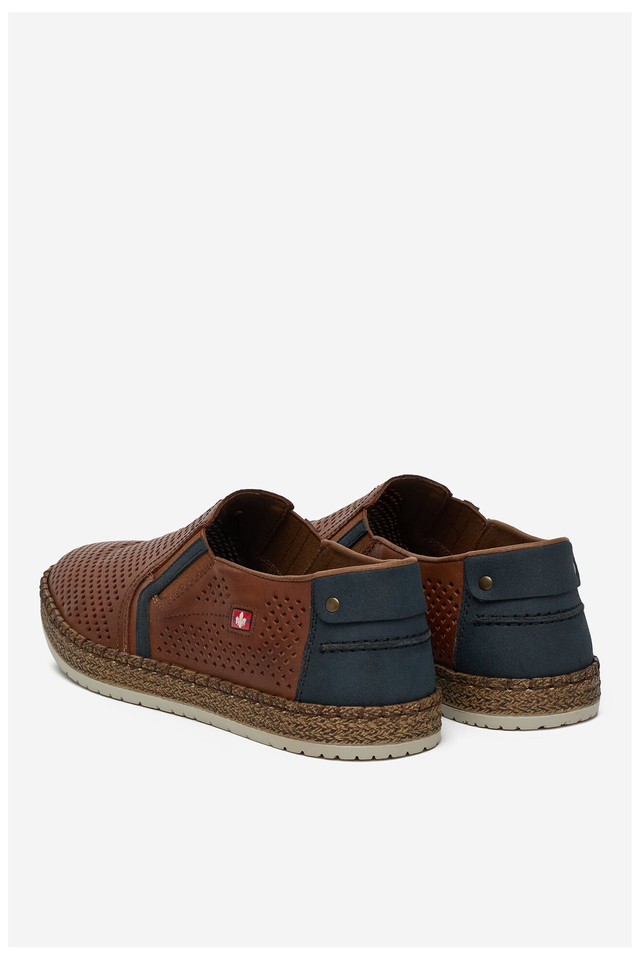 Espadrilky Rieker B5297-24 HNĚDÁ