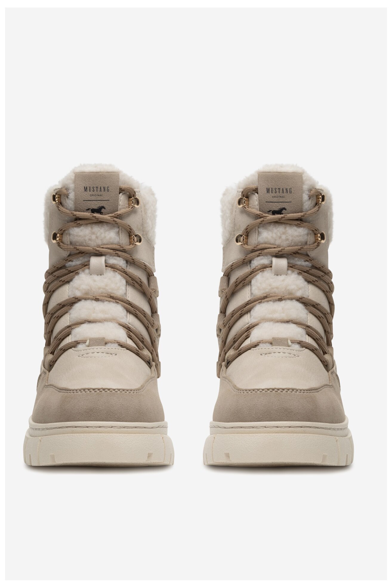 Боти Mustang 1502-602 БЯЛ