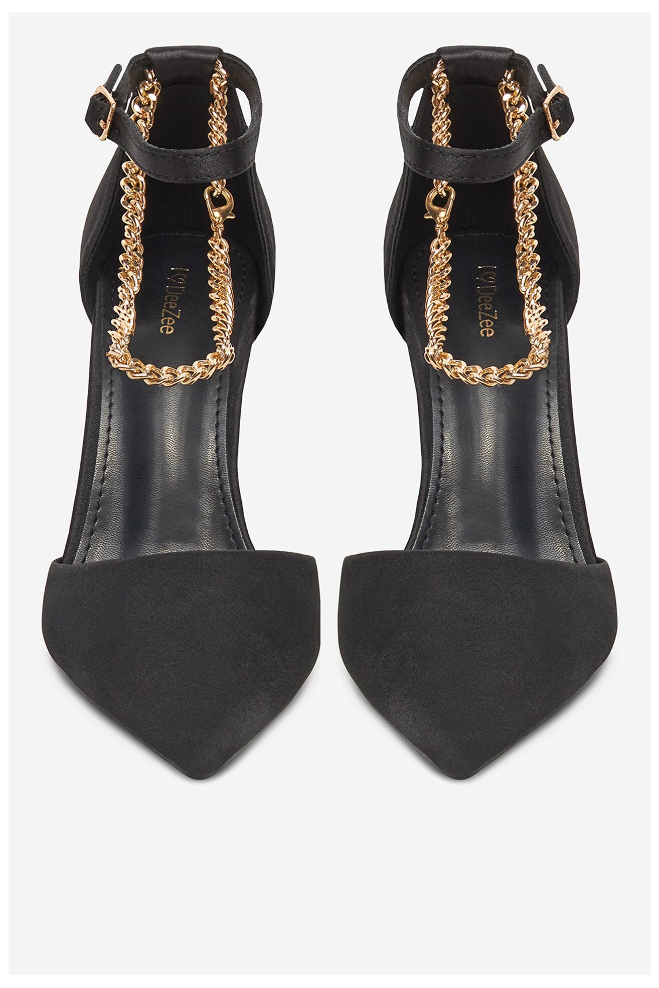 Pantofi cu toc DeeZee BG-0228-3 NEGRU