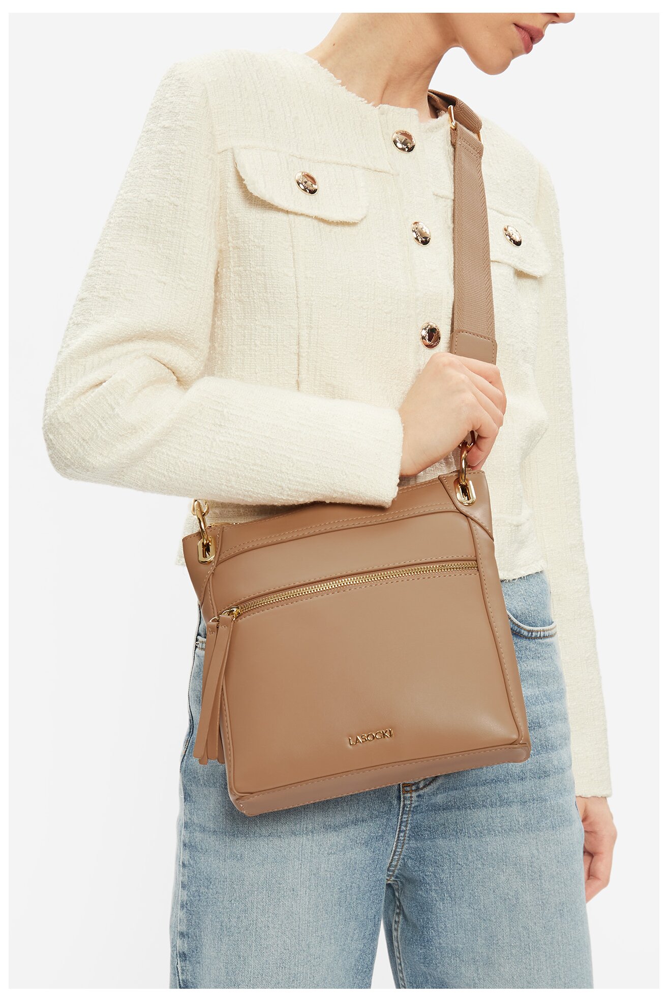 Torba Lasocki LSK-M-005-07 TAMNO BEŽ