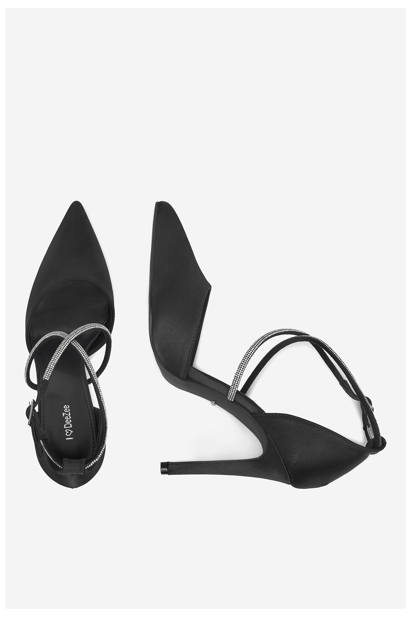 Pantofi cu toc DeeZee KL-HH4785-62S NEGRU