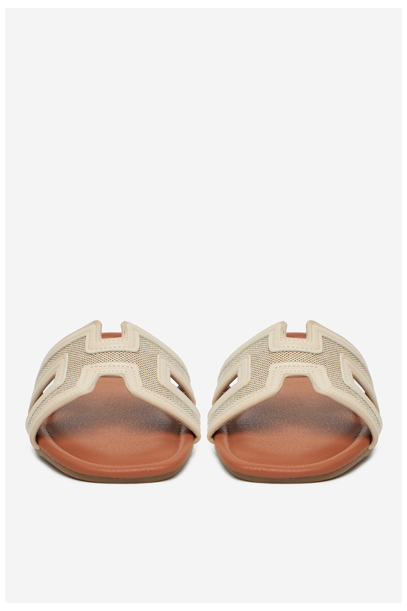 Klapki DeeZee R-28 Beżowy