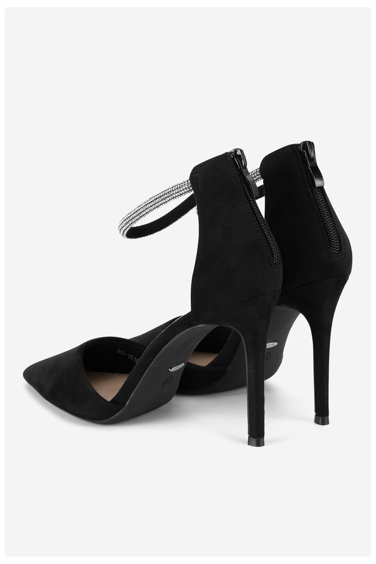 Pantofi cu toc DeeZee BG-1818 NEGRU