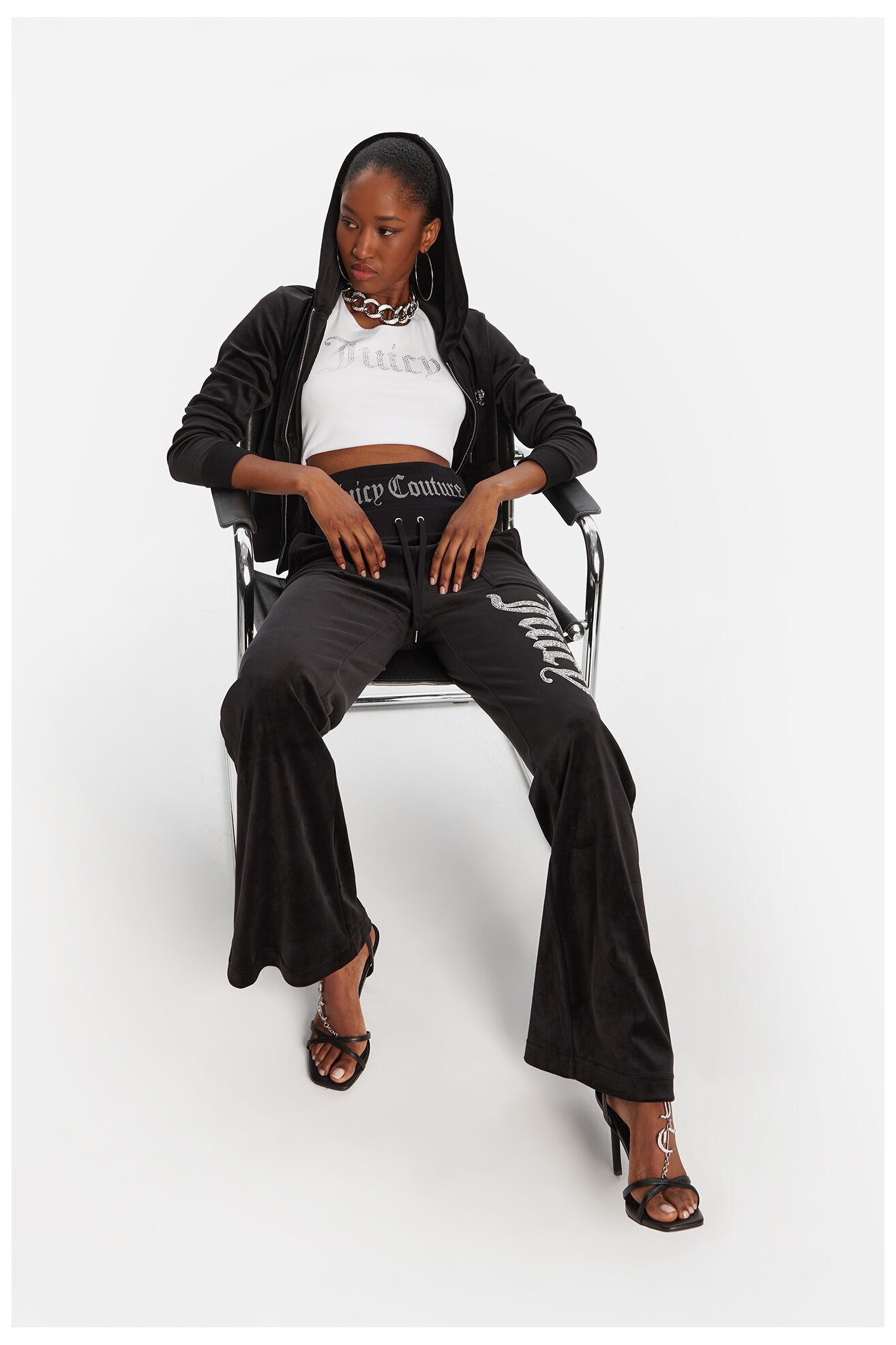 Sandały Juicy Couture HY1500-2 Czarny