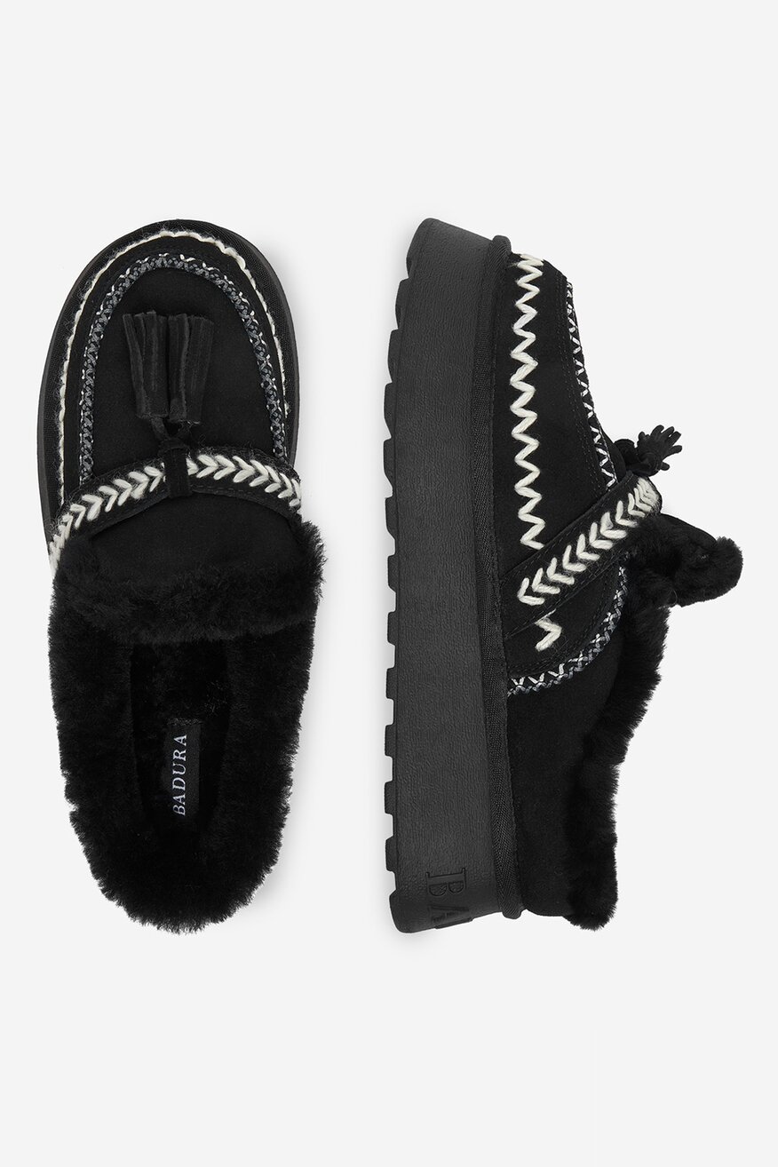 
                        Papuci de casă Badura EO-CRYSTAL-TS6291 NEGRU - 5906751381052