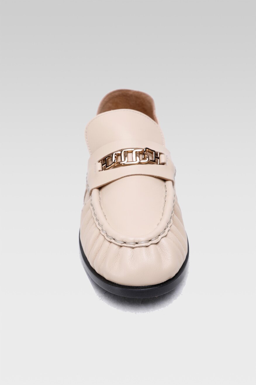 
                Gino Rossi - Mokasyny skórzane z aplikacją - 5904248286262