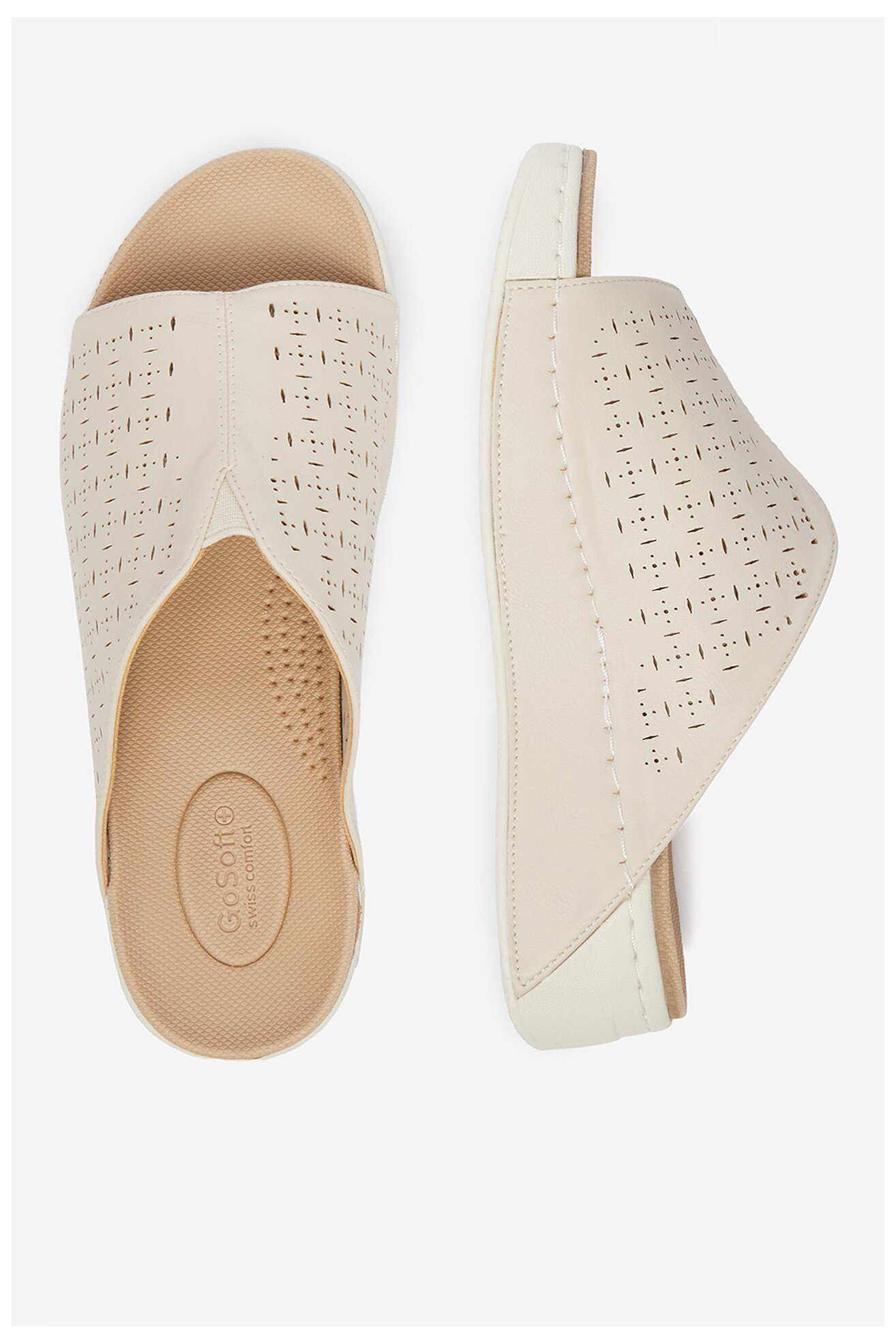 Klapki Go Soft CEO-R26SS02248 Beżowy