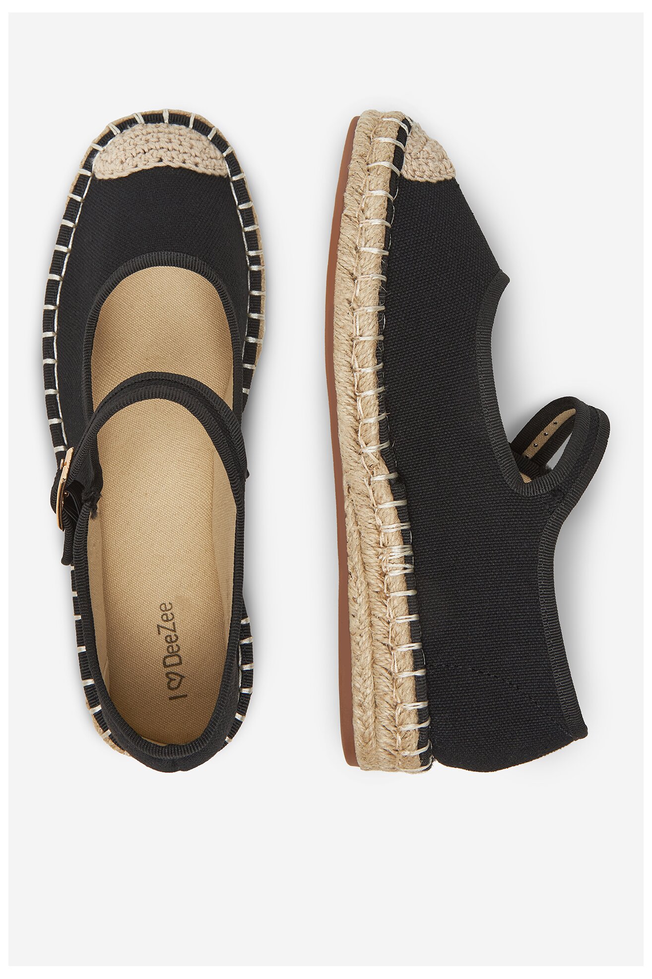 Espadrile DeeZee Q88-512-1 NEGRU
