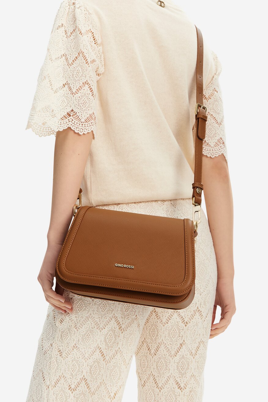 Kézitáska Gino Rossi CAMEL - 5906751011423