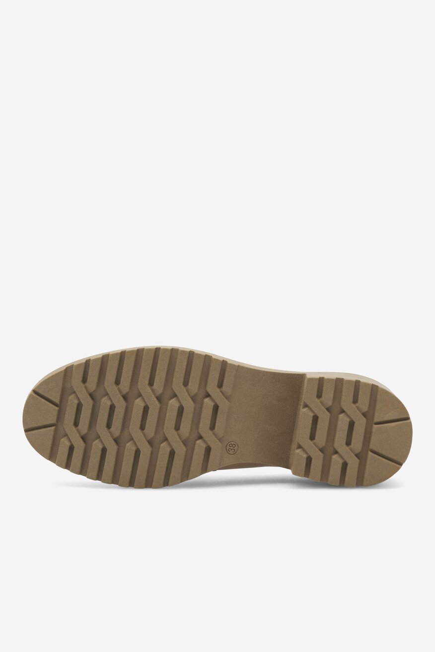 Lasocki - Loafersy skórzane na obcasie - 5905588316299