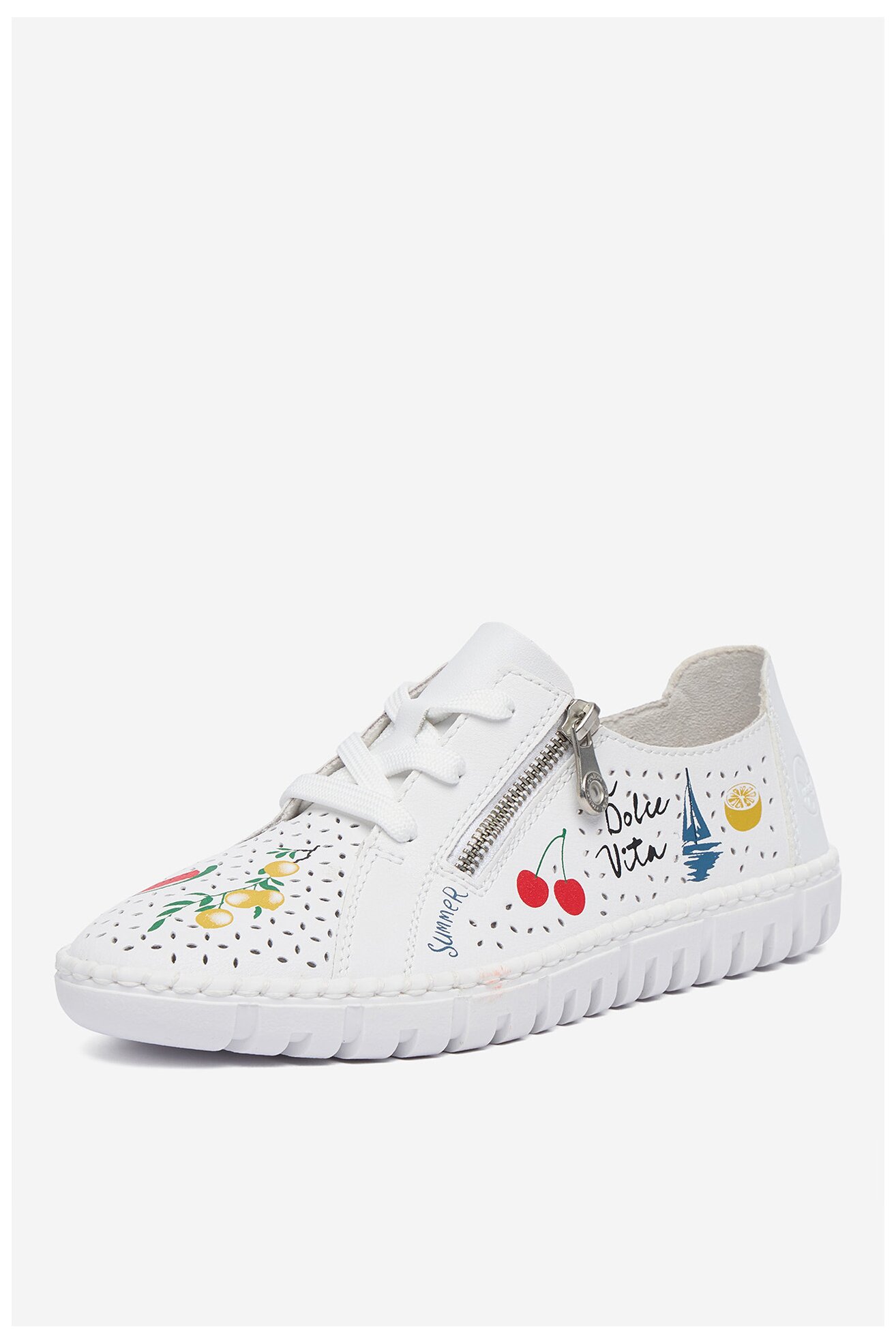 Półbuty Rieker CEO-M2310-80 Biały