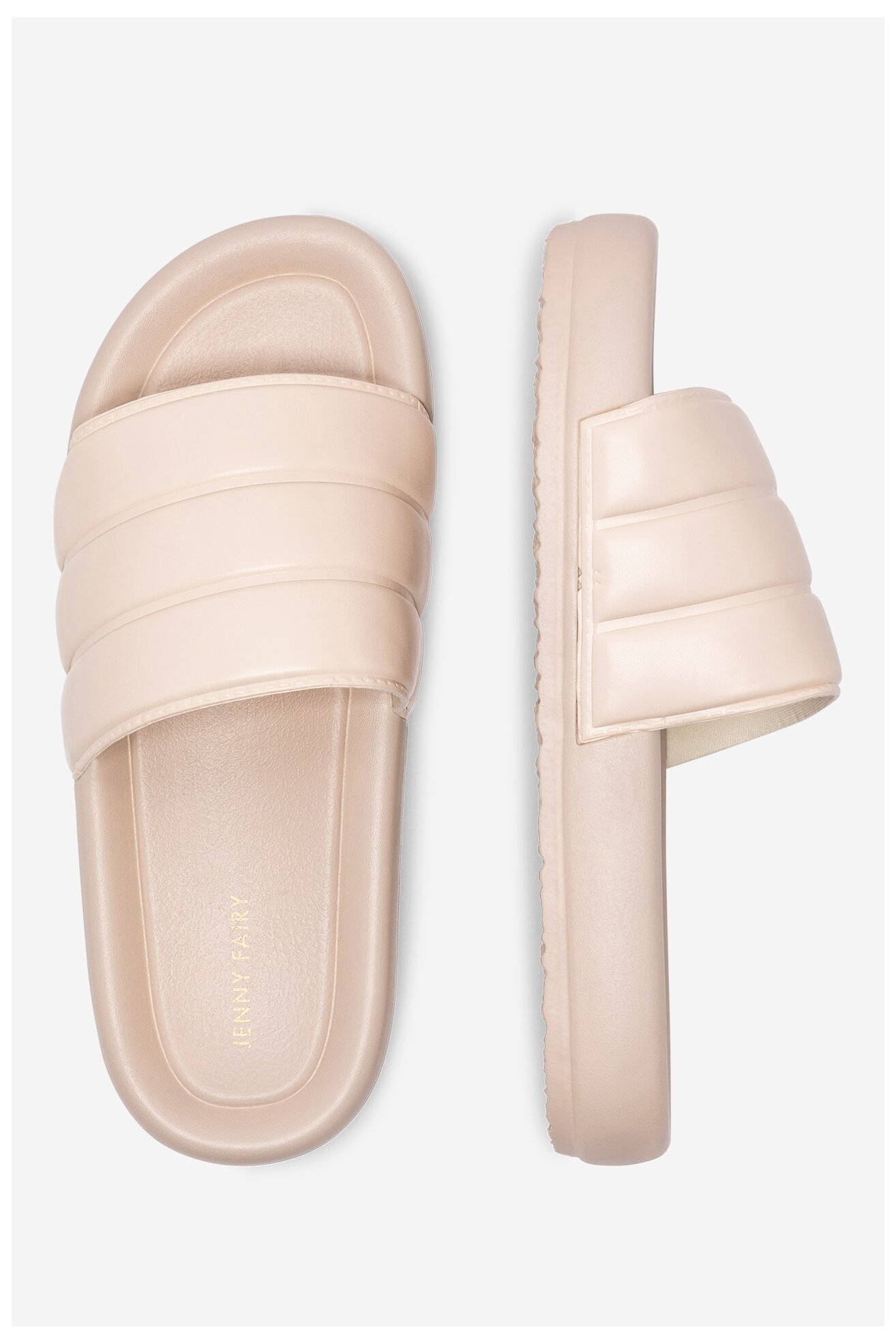 Klapki Jenny Fairy WFA2753-1 Kremowy