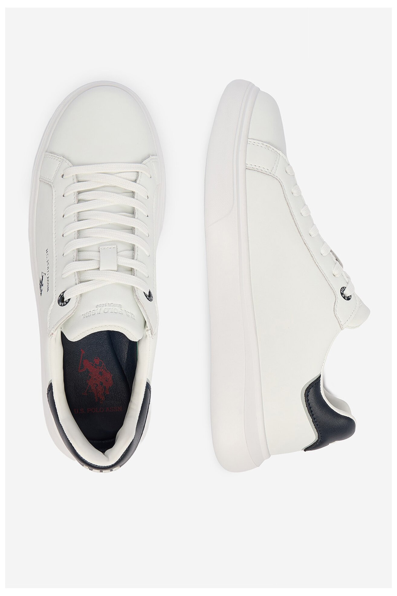 Sneakers U.S. POLO ASSN. EO-AUSTIN001M/6L1 Biały