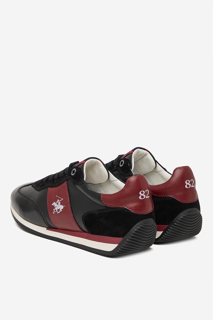 
                Beverly Hills Polo Club - Sneakersy skórzane - 5907964013952