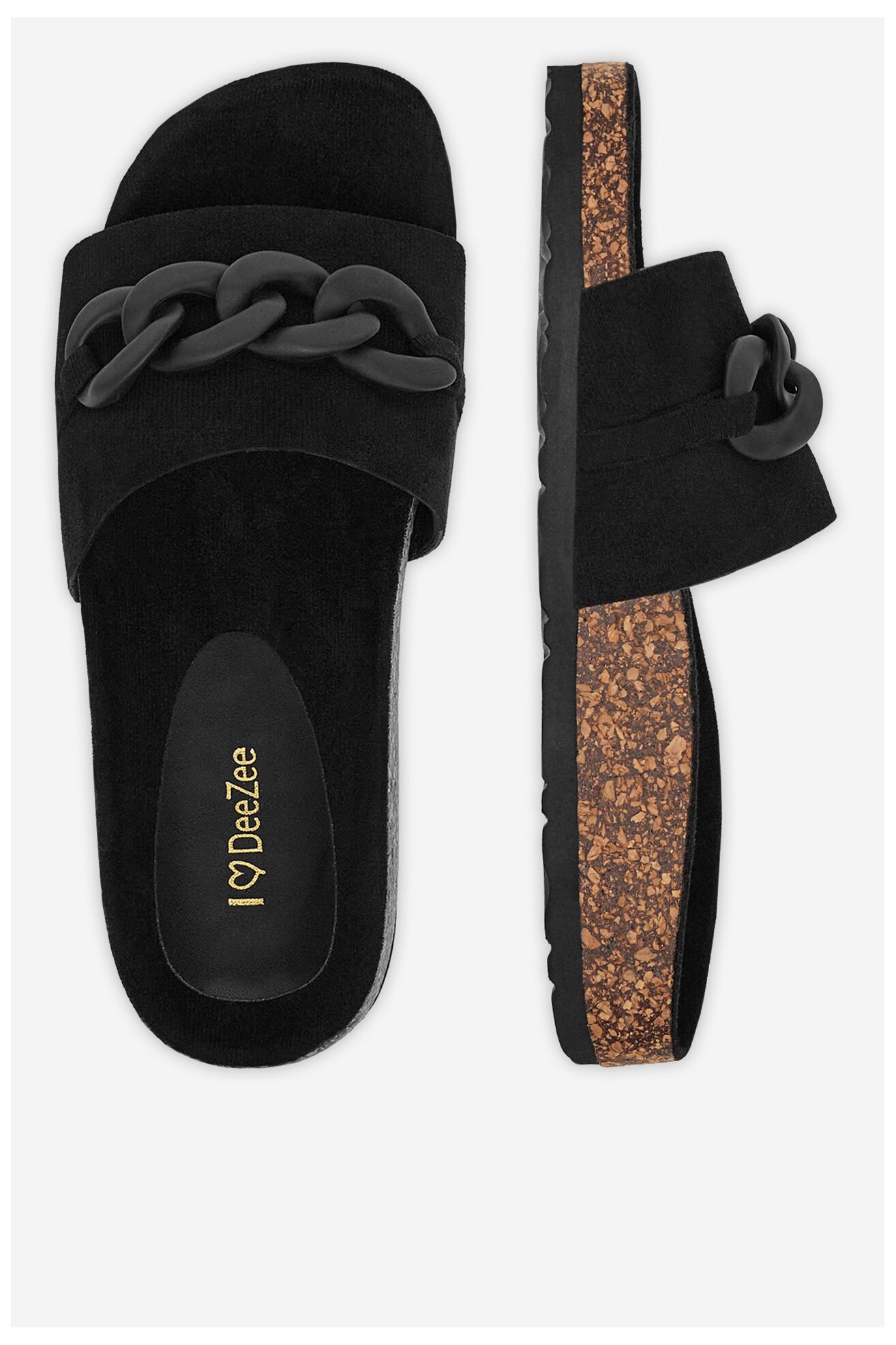 Șlapi DeeZee S113 NEGRU