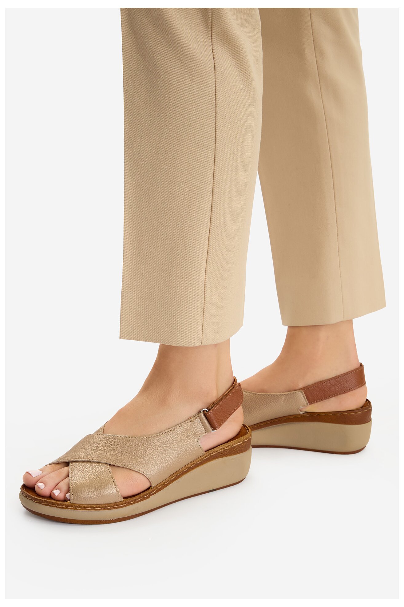 Сандалі Lasocki CEO-WI23-PIE-01 БЕЖЕВИЙ