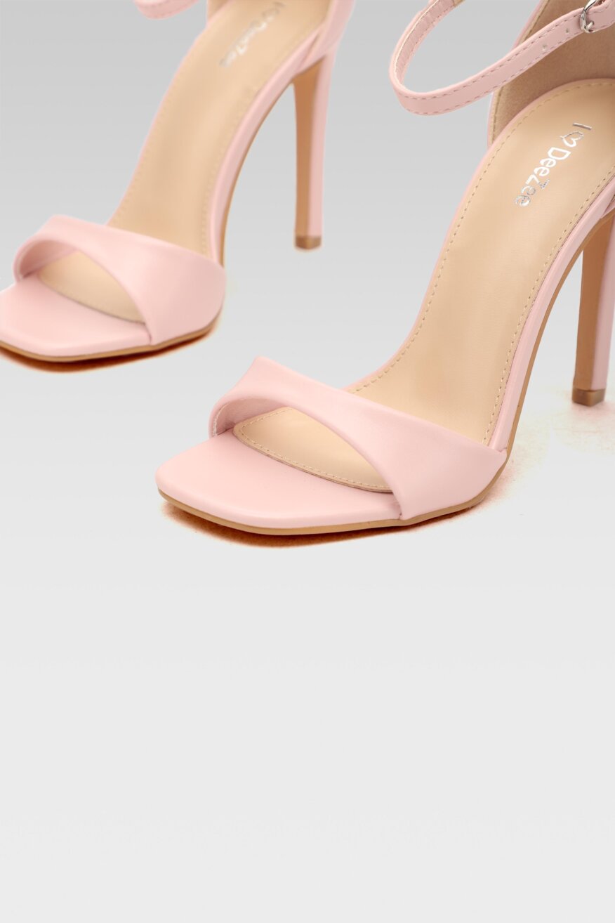 
                DeeZee - Sandały na obcasie pastelowe - 5903698315560