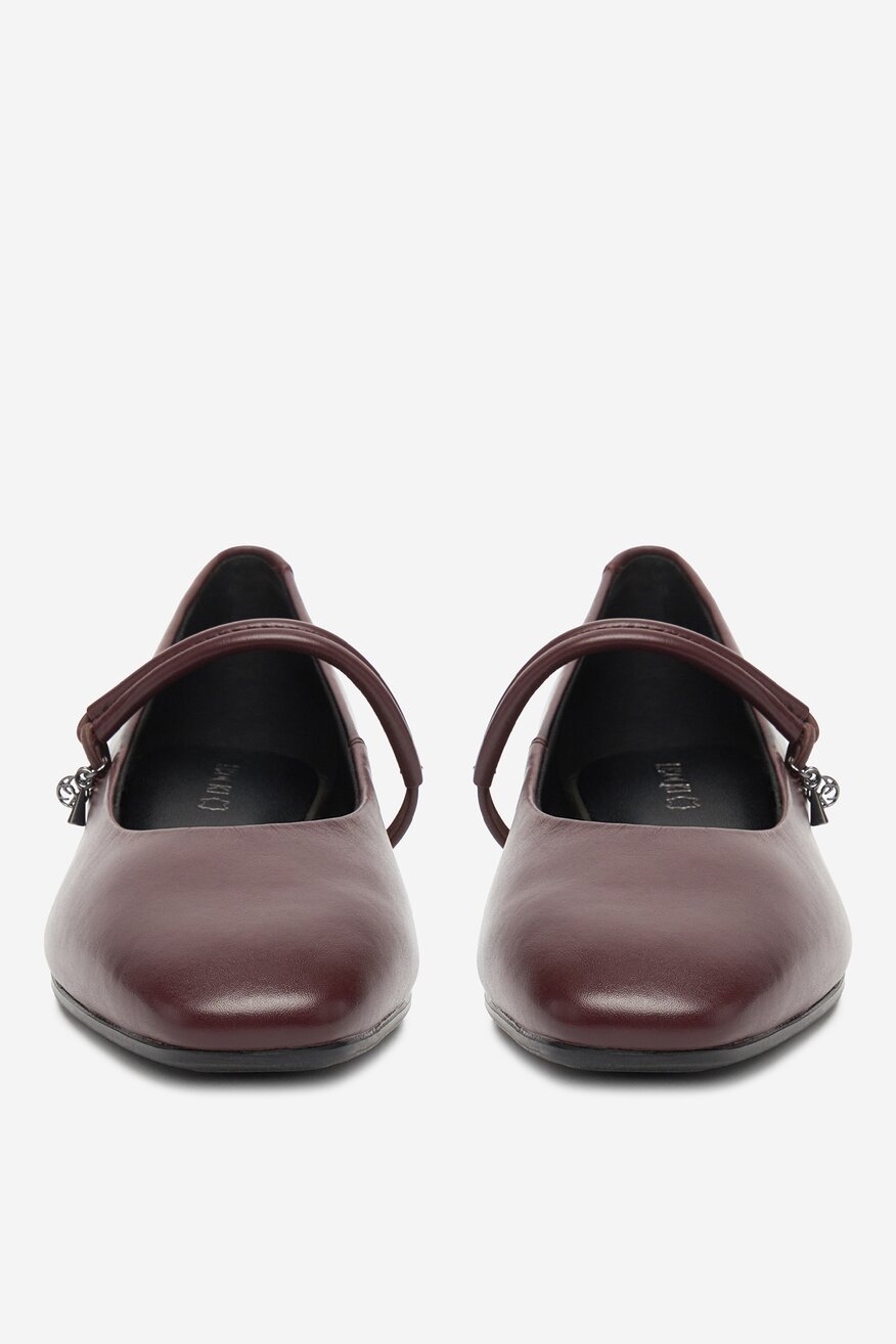 Baleríny Lasocki BORDÓ - 5906751231999