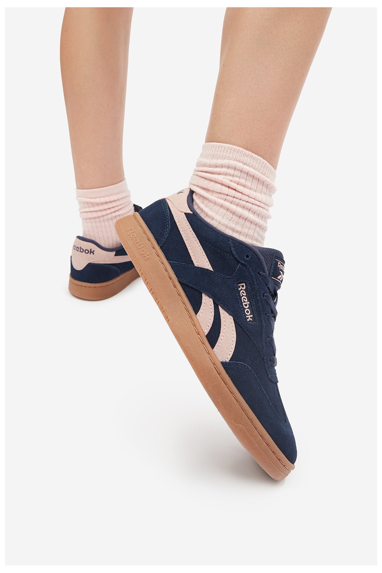 Obuwie sportowe Reebok FORTE LOUNGER AR30252WDQT Granatowy