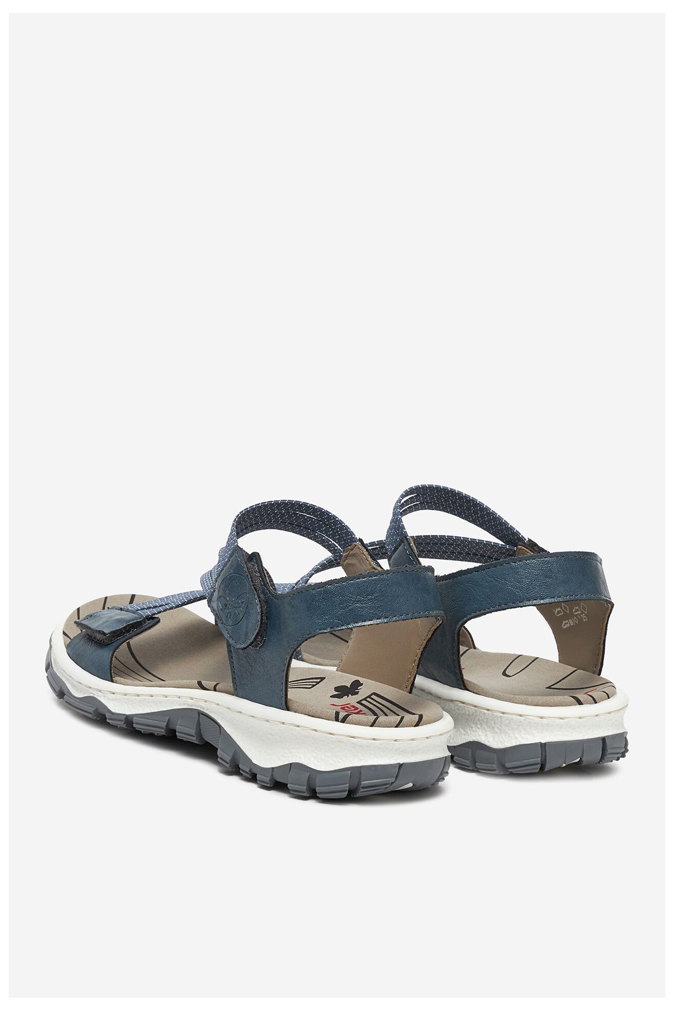 Sandały Rieker CEO-68871-14 Jeansowy