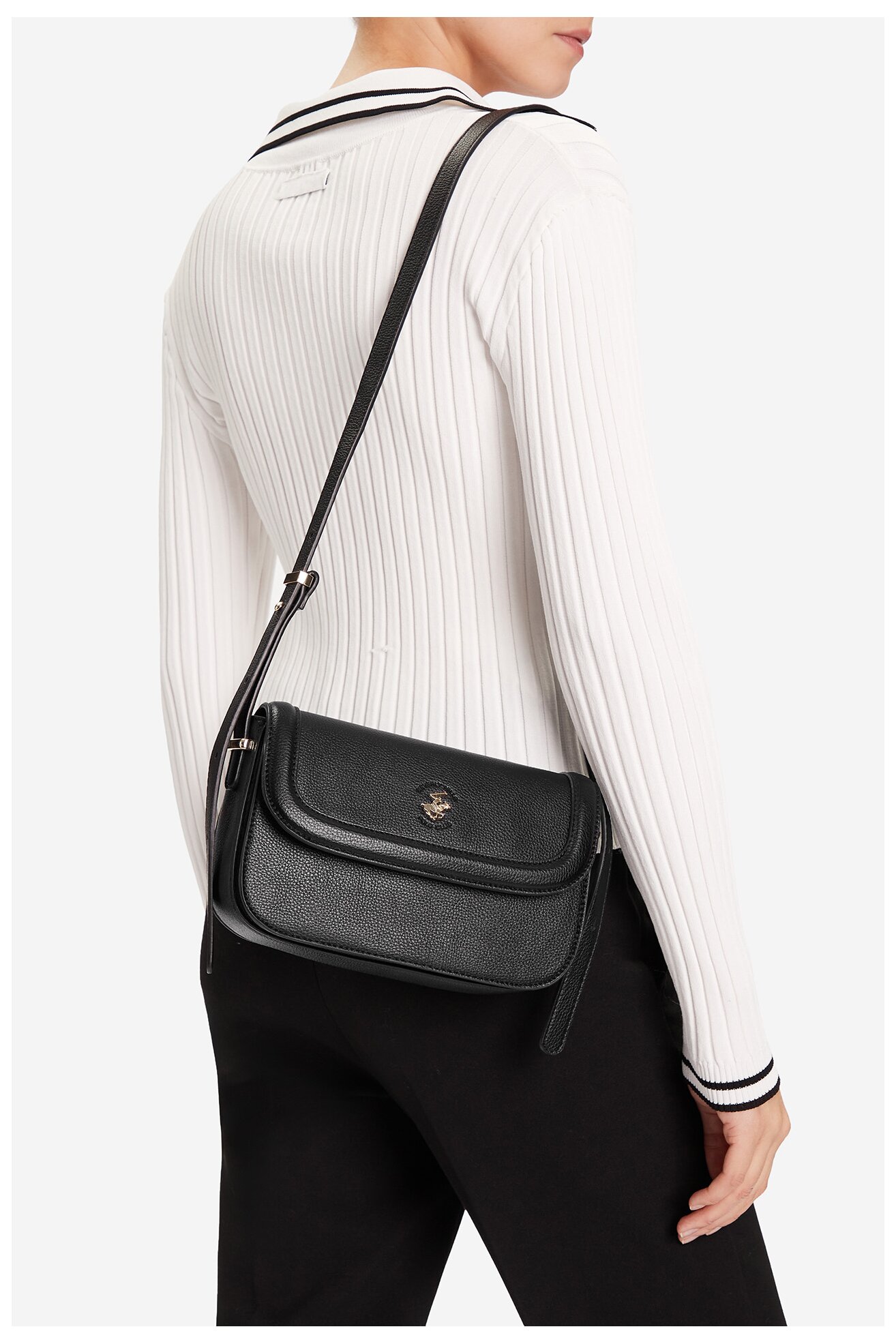 Kézitáska Beverly Hills Polo Club C-BHPC-L-005-08 FEKETE