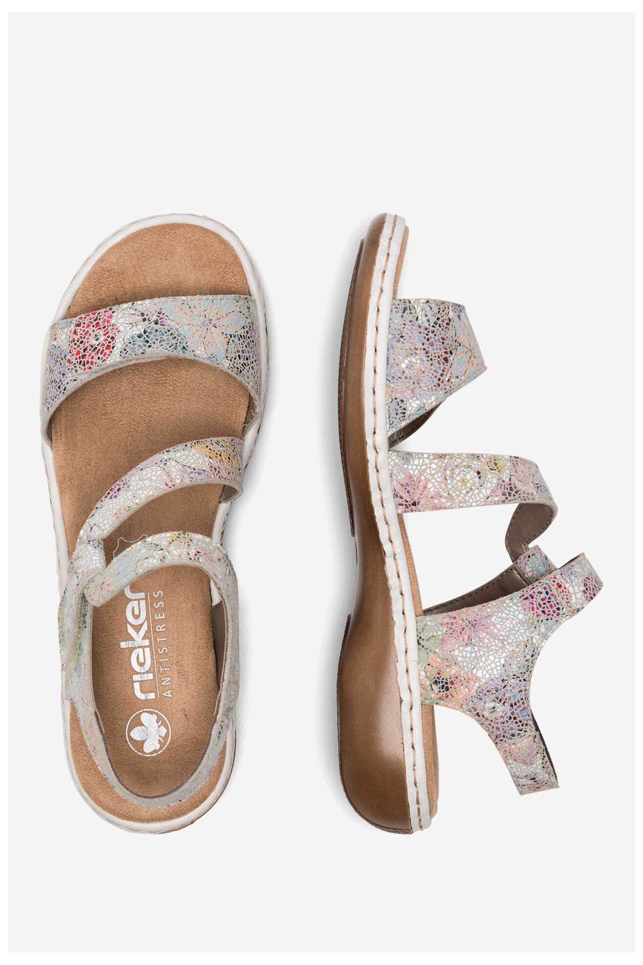 Sandały Rieker 659C7-91 MIX