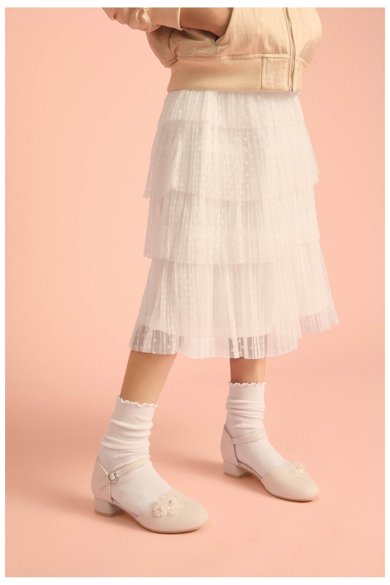 Baleriny Nelli Blu CM230522-7 FEHÉR