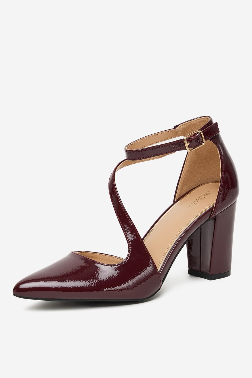 
                Туфлі-Човники DeeZee БОРДОВИЙ - 5906751374764