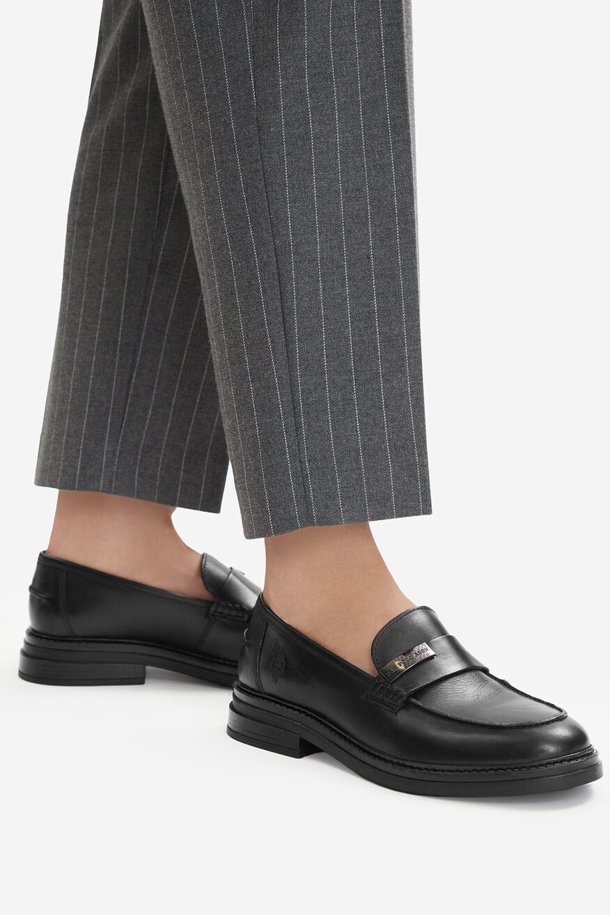 
                U.S. POLO ASSN. - Loafersy skórzane - 5907964012610