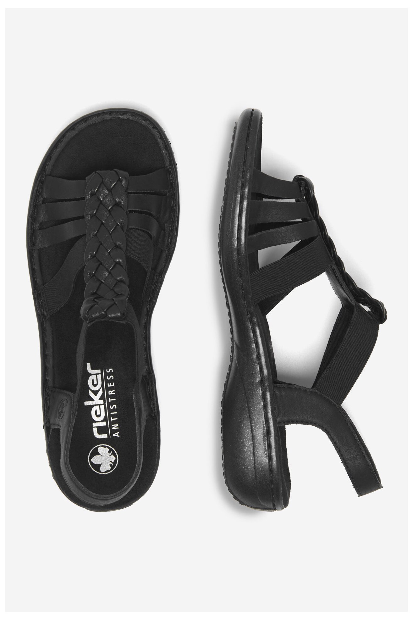 Сандали Rieker 60809-00 ЧЕРЕН