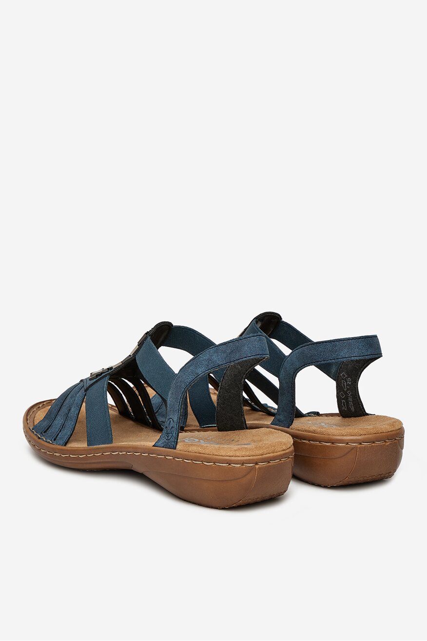 
                Rieker - Sandały na koturnie - 2230078413169