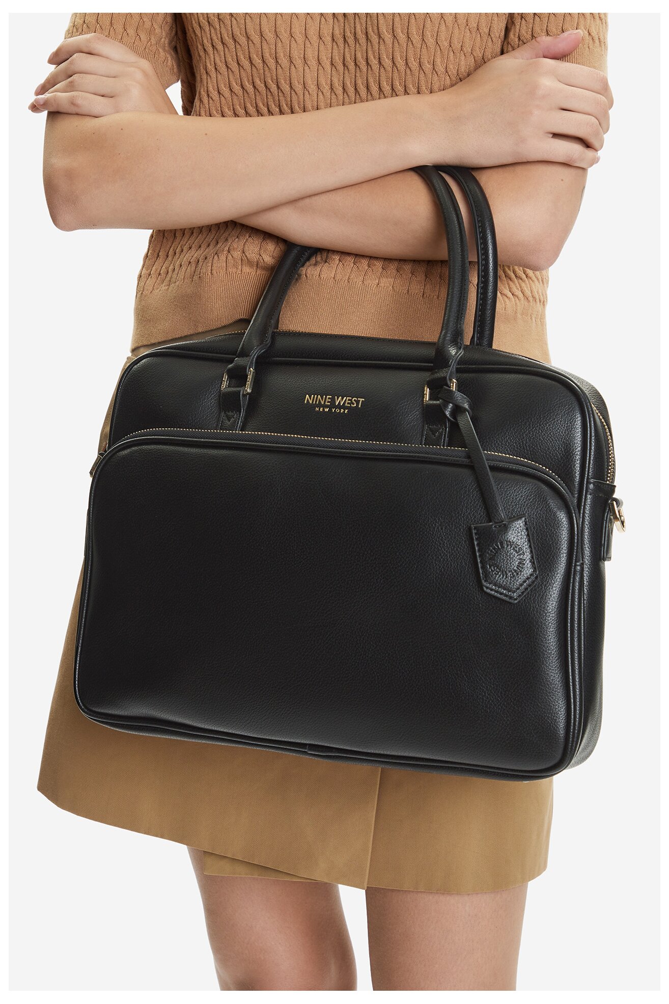 Kézitáska NINE WEST CEO-EMMA-LA482-2847 FEKETE