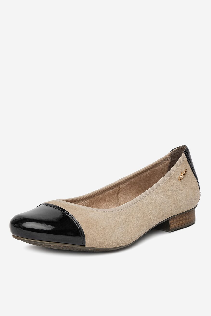 
                Rieker - Baleriny zamszowe - 2230074044374