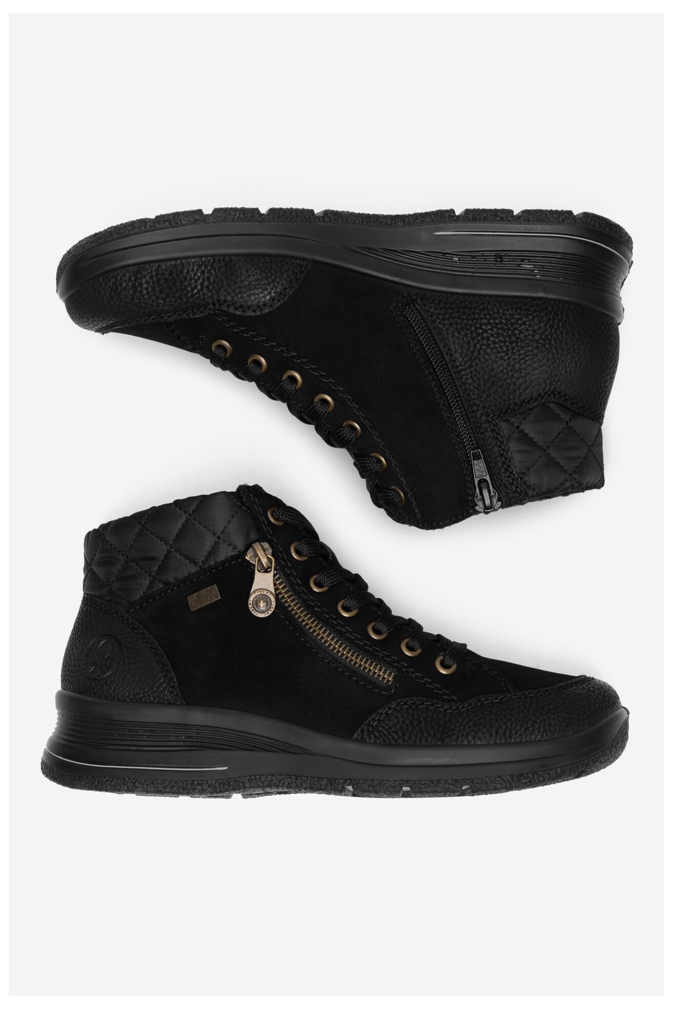 Csizma Rieker L7701-00 FEKETE