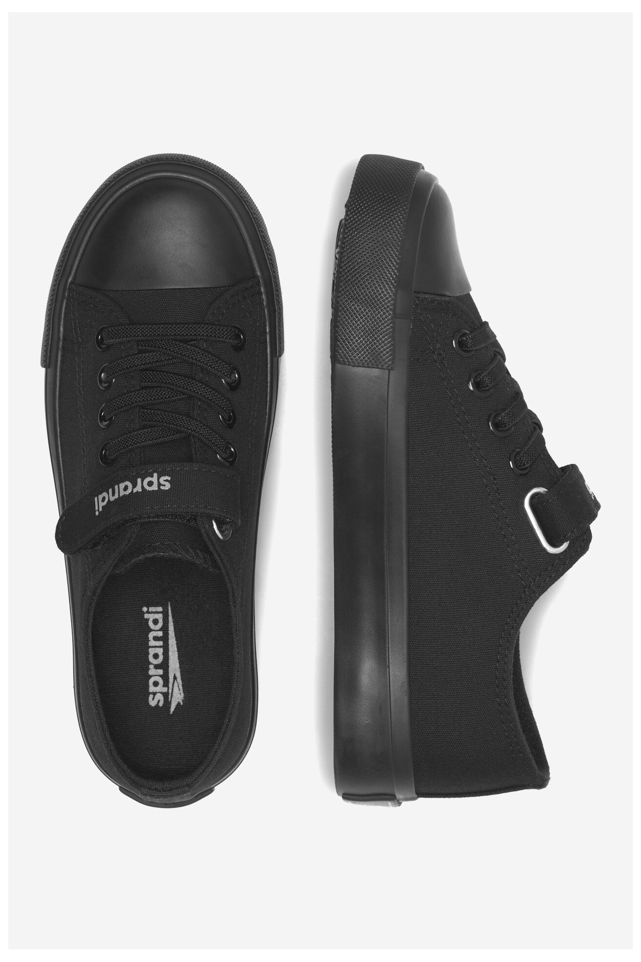 Vászoncipő Sprandi CP-LEA-RA002 FEKETE