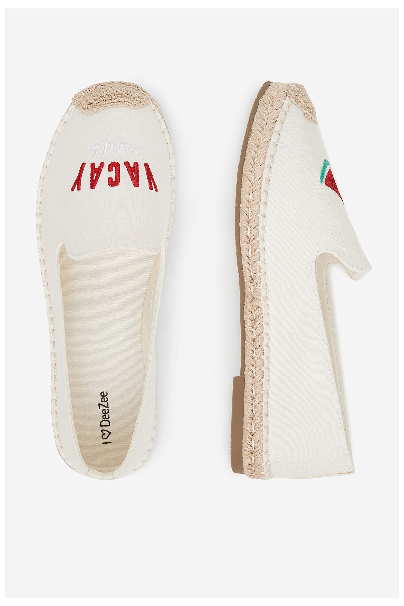 Espadrile DeeZee MXCR-232 ALB