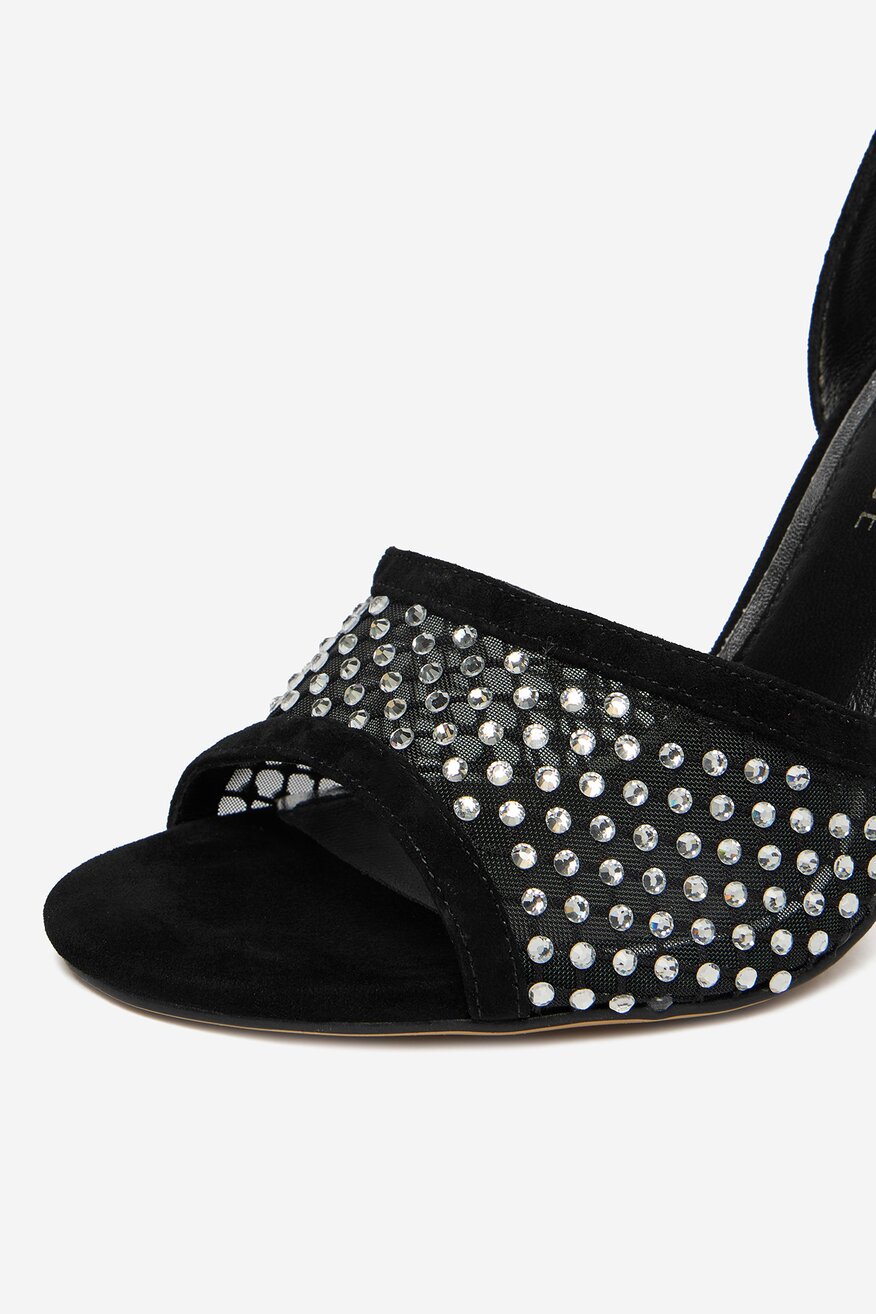 
                EVA MINGE - Sandały skórzane - 5906751862834